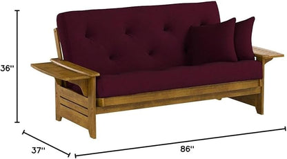 Nirvana Futons Brentwood Tray Arm Futon Sofabed Set - Image 2