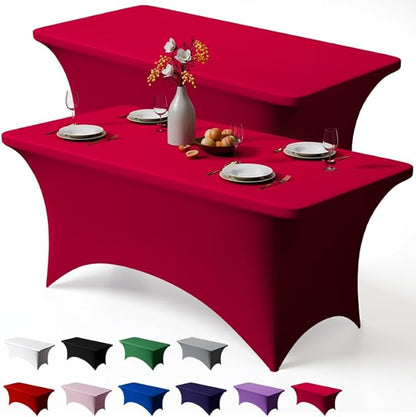 Trlyc 2 Pack 4FT Spandex Table Cloth by TRLYC