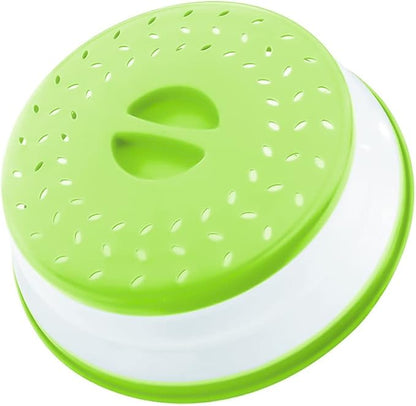Collapsible Microwave Splatter Cover, 10.5 Inch, Microwave Plate Cover by JYYHSF