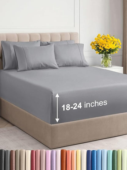 Extra Deep Cal King Sheet Set by CGKUnlimited