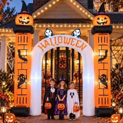 11FT Halloween Inflatable Archway Outdoor Decorations for Yard