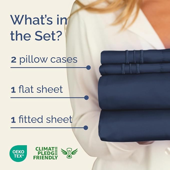 Olympic Queen Sheet Set 66x80 - Image 2