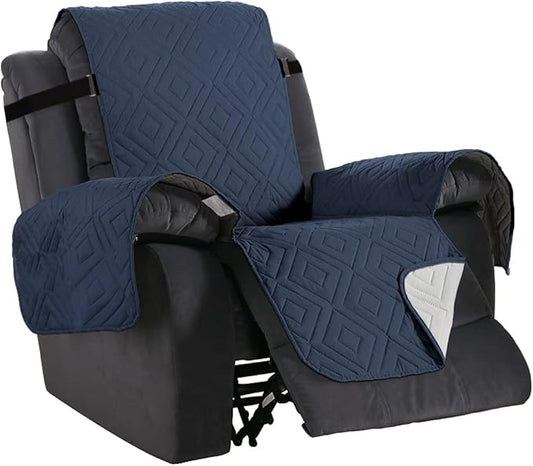H.VERSAILTEX Reversible Quilted Recliner Covers Water Resistant Furniture by HVERSAILTEX