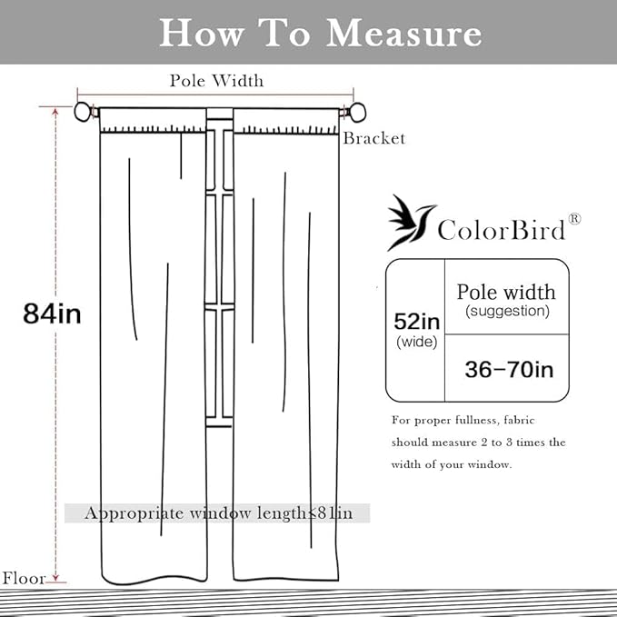 ColorBird Boho Curtains 84 Inches - Image 5