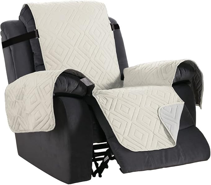 H.VERSAILTEX Reversible Quilted Recliner Covers Water Resistant Furniture by HVERSAILTEX