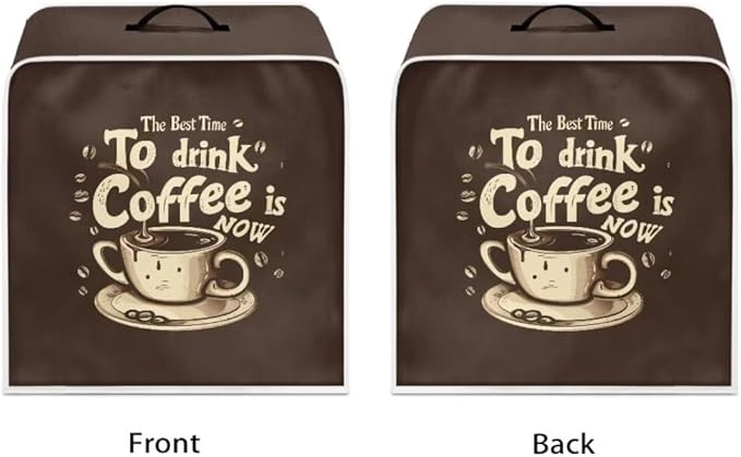 Mumeson Coffee Cup Coffee Maker Cover, Home Kitchen Appliance Cover Stain Dust - Image 2