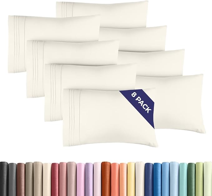 King Pillow Cases Set of 8 by CGKUnlimited
