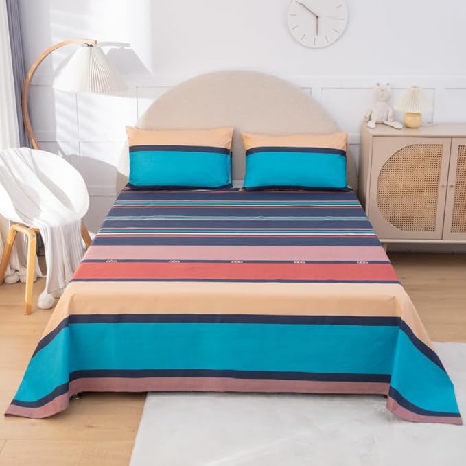 WenBags Lightweight Waterproof Flat Sheet 70*90 Inches Queen Size-Mattress - Image 2