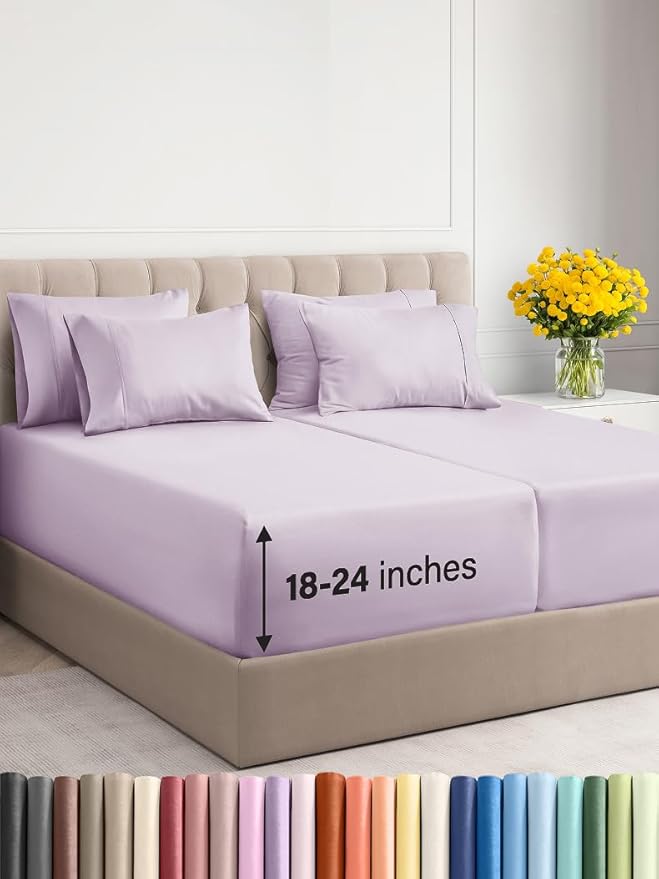 Extra Deep Split King Sheet Set by CGKUnlimited