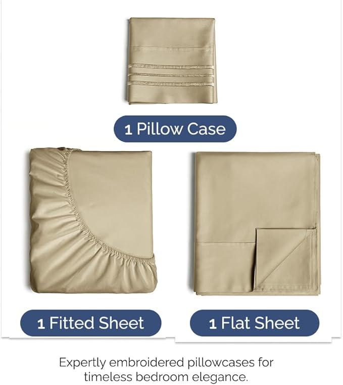 Twin Size 3 Piece Sheet Set - Image 2