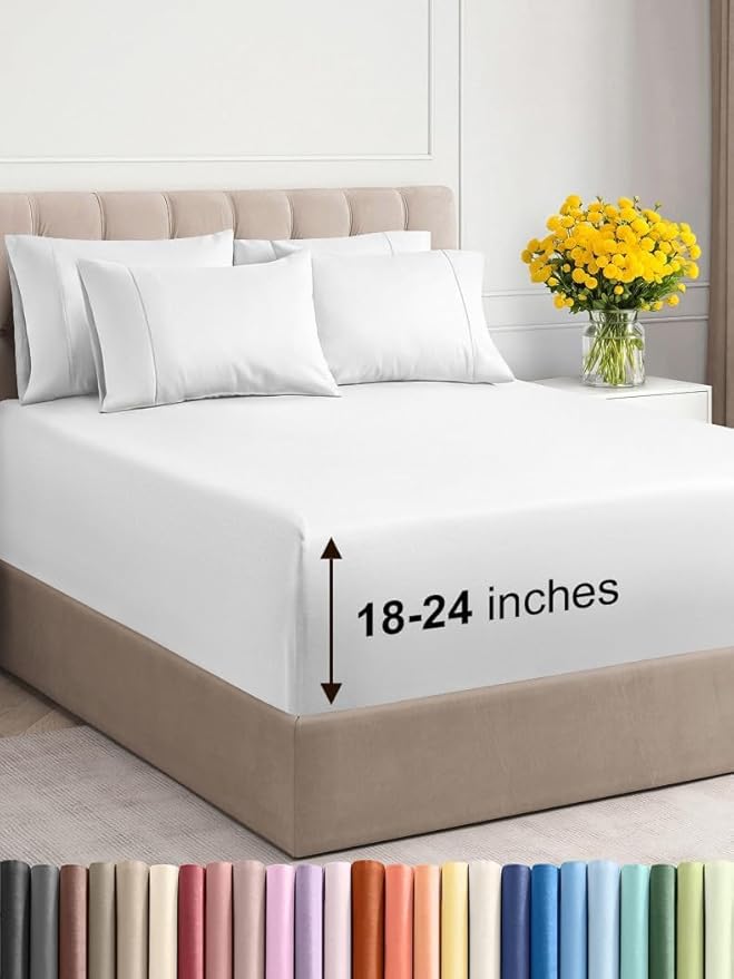 Extra Deep Cal King Sheet Set by CGKUnlimited