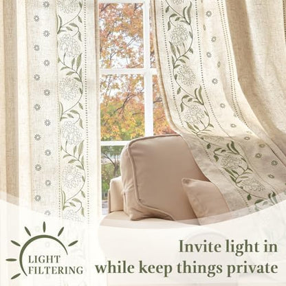 jinchan Winslow Lined Linen Curtains - Image 4