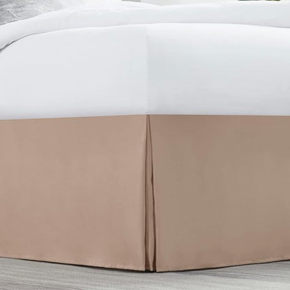 Nestl Taupe Twin XL Bed Skirt - Image 2
