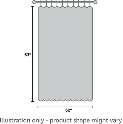 h.versailtex 100% blackout curtains for bedroom with black, front angle view