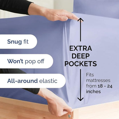 Extra Deep Twin Sheet Set - Image 3
