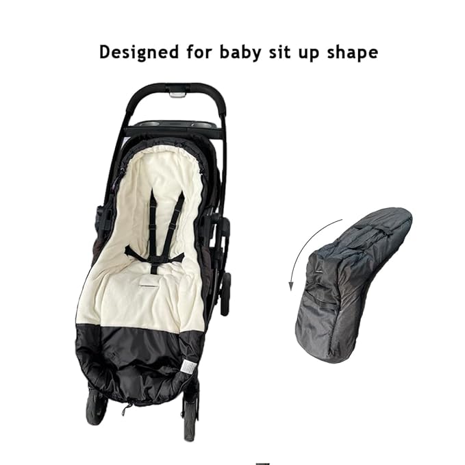 funlife Anti-Kick Waterproof High Performance Winter Stroller Footmuff Fits All - Image 5