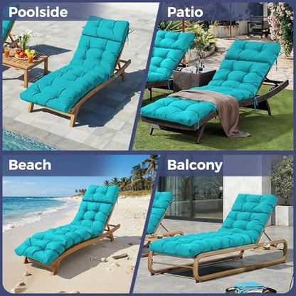 outdoor chaise lounge cushions, waterproof lounge chair cushions, package contents