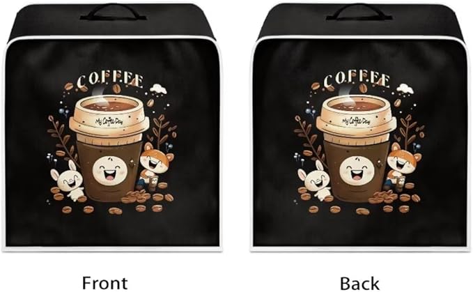 Mumeson Coffee Cup Coffee Maker Cover Blender Dust Cover, Coffee Machine - Image 2