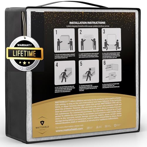 mattshield ultimate 3-piece kit - bed bug-proof mattress, view 9