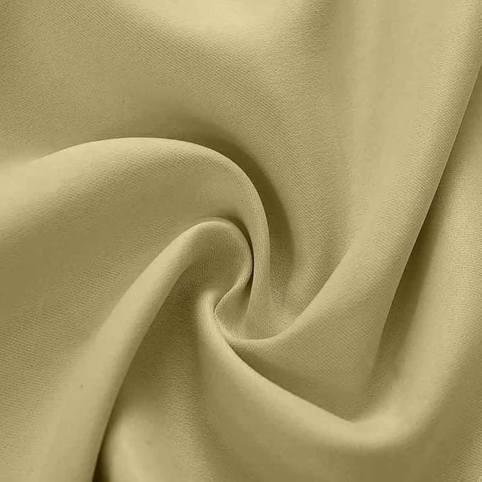 Beige Room Darkening Valance for Window Short Curtain Rod Pocket Primitive - Image 7