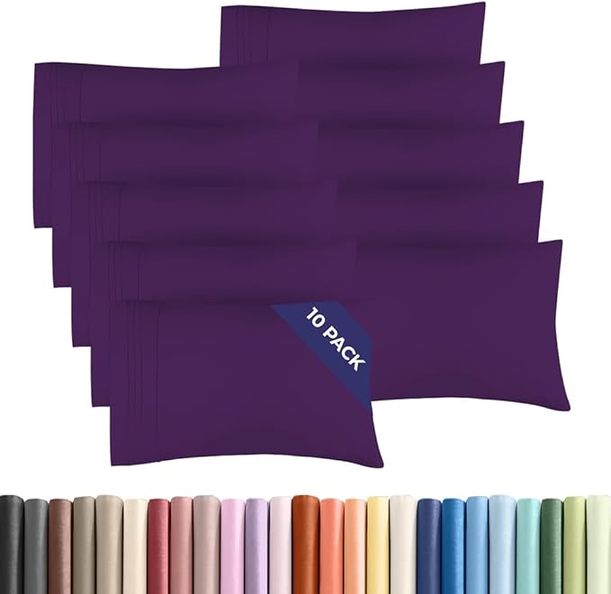 Queen Pillow Cases Set of 10 by CGKUnlimited