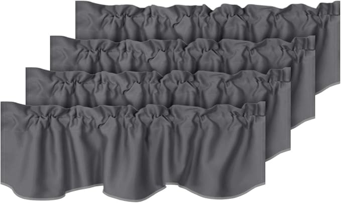H.VERSAILTEX 4 Panels Blackout Curtain Valances by HVERSAILTEX