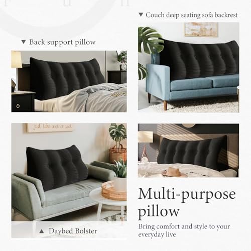 11 lbs thickened headboard pillow wedge pillow headboard on a desk or shelf