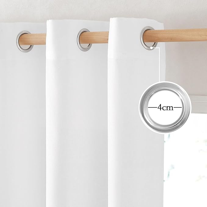 NICETOWN Linen 36 inch Curtains - Image 2