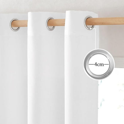 NICETOWN Linen 36 inch Curtains - Image 2