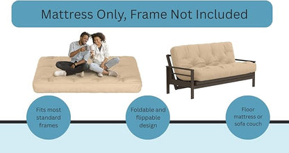 Royal Sleep Products by The Futon Factory 6 inch Foam Futon Mattress - Image 7
