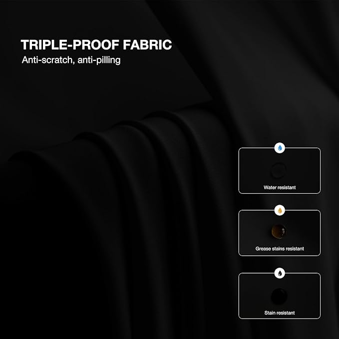 Anmao Non-See-Through Black Privacy Curtains - Image 3