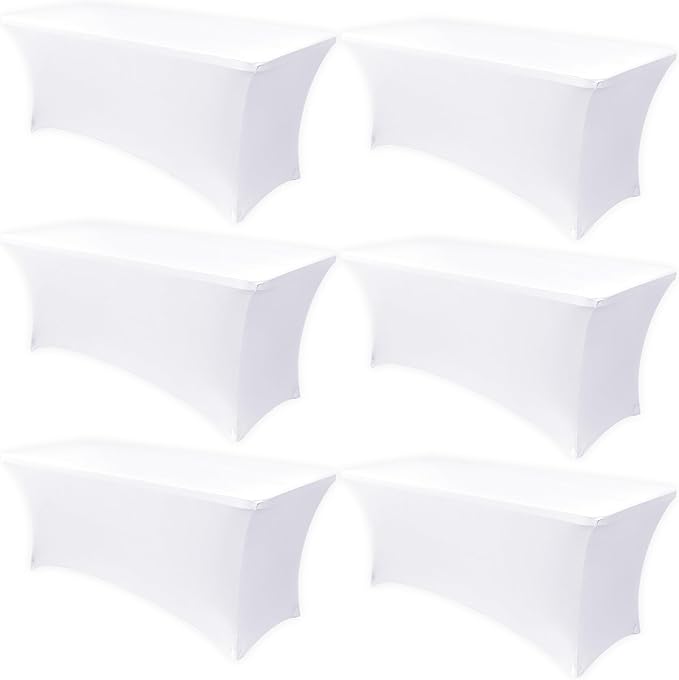 Obstal 6 Pack Stretch Spandex Table Covers by Obstal