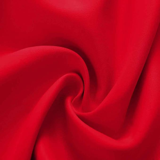 Red Valances for Window Kitchen Valances Darkening Valance for Living Room - Image 7