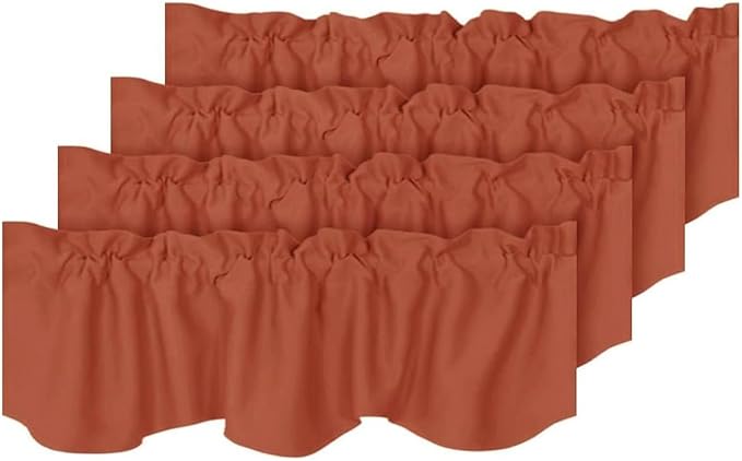 H.VERSAILTEX 4 Panels Blackout Curtain Valances by HVERSAILTEX