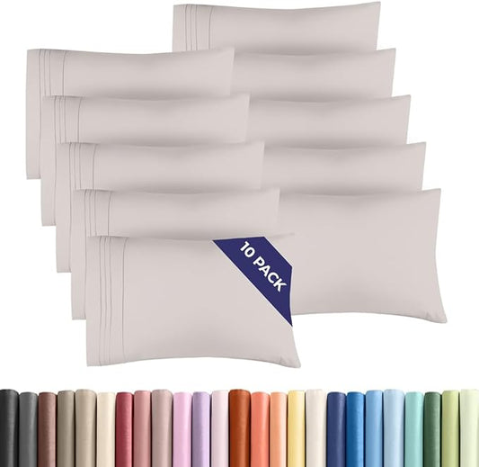 Queen Pillow Cases Set of 10 by CGKUnlimited