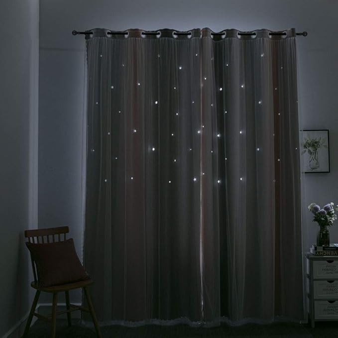 FANLI Ombre Rainbow Blackout Curtains - Image 7