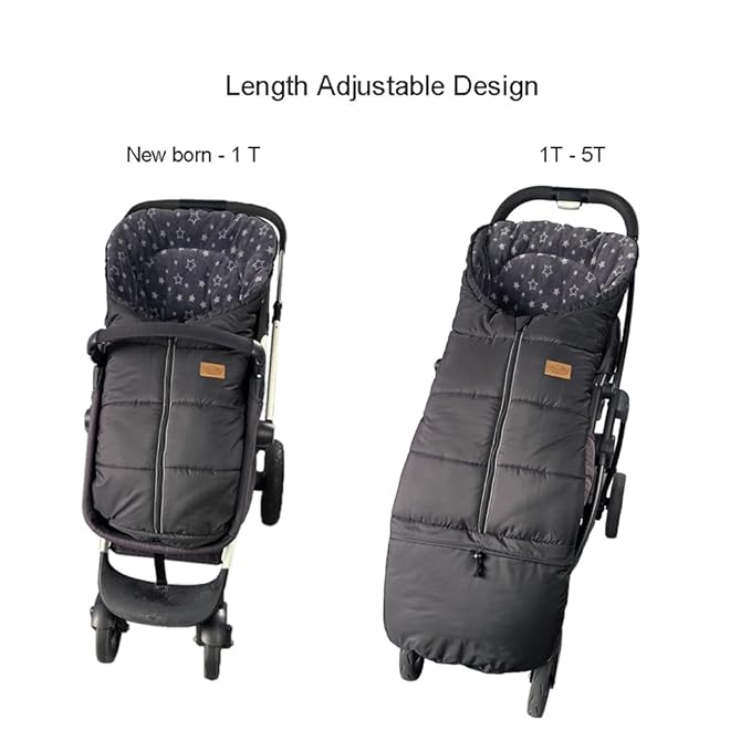 0-5T Length Ajustable Waterproof Stroller Winter Cover - Image 8