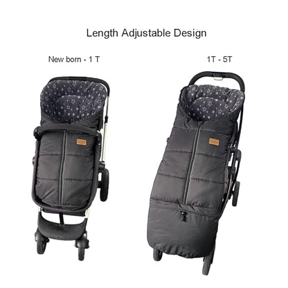 0-5T Length Ajustable Waterproof Stroller Winter Cover - Image 8