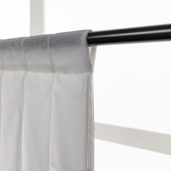 Swag Sheer Valance Curtains for Living Room, Valance for Farmhouse Windows - Image 5