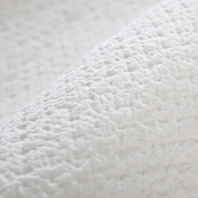Pillow Shams Set of 2 Pure Cotton Champray Ruffled Edge, Thick and Solid Washed - Image 3