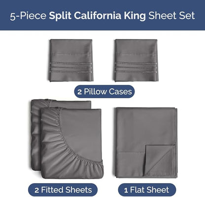 Split California King Bed Sheet Set - Image 2