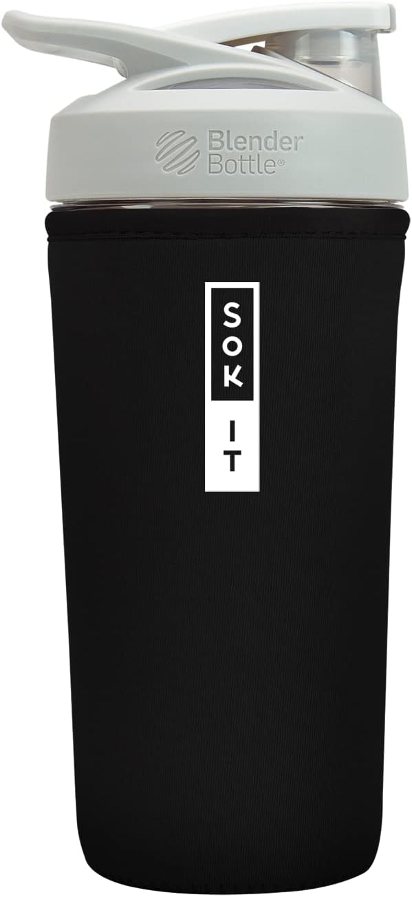 Sok It BotlSok Protein Blender Shaker Bottle Sleeve Insulated Neoprene Cover by SokIt