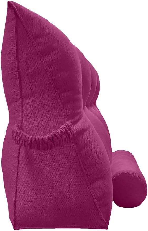 Triangular Reading Bed Rest Pillow Large Bolster Cushion Headboard Backrest - Image 3