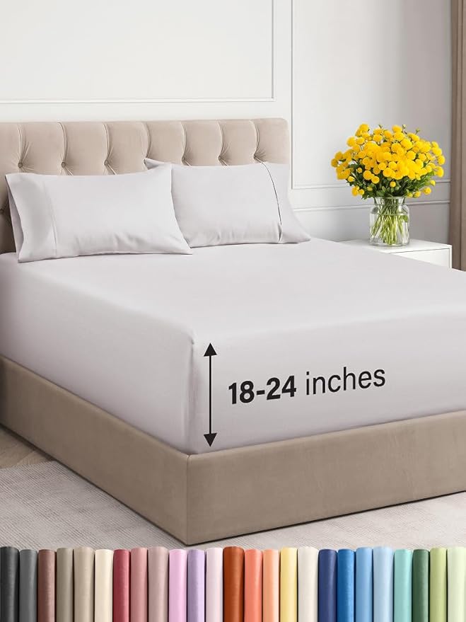 Extra Deep Twin Sheet Set by CGKUnlimited