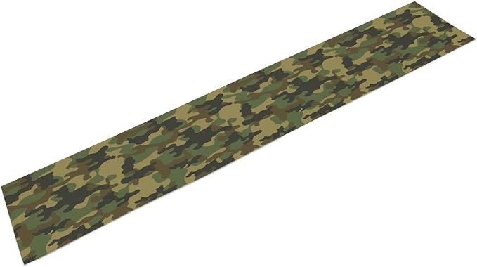 Camo Table Runner, Military Camouflage Coast Guard Force Soldier Hunting Themed - Image 8