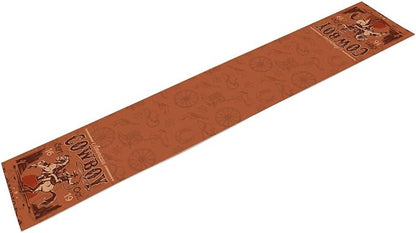 Western Cowboy Table Runner, Rustic Country Cowboy American Wild West Riding - Image 6