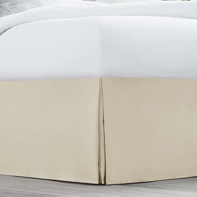 Nestl Cream Bed Skirt Queen Size - Image 2