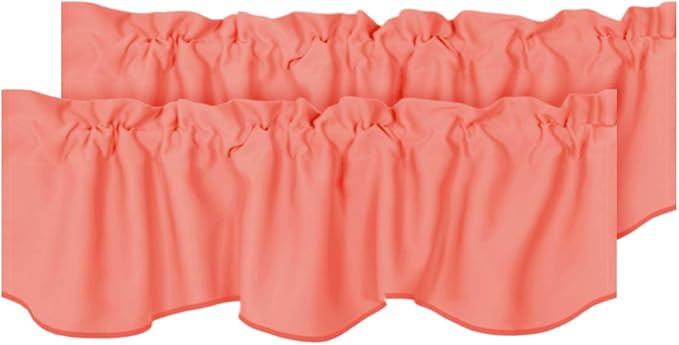 H.VERSAILTEX 2 Panels Christmas Blackout Curtain Valances by HVERSAILTEX