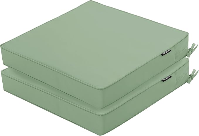 Outdoor Chair Cushions 19 x 19 Inch Waterproof Patio Chair Cushions - Image 9