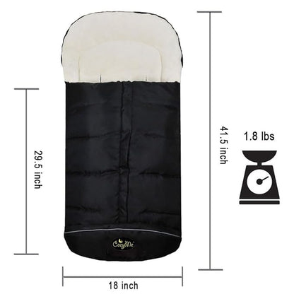 CozyMe 3 in 1 Winter Outdoor Tour Toddler Universal Stroller Sleeping Bag - Image 4